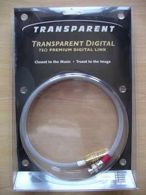 Transparent Premium Digital Link - новый цифровой кабель (75 Ом х 0,5м или 1,0м).